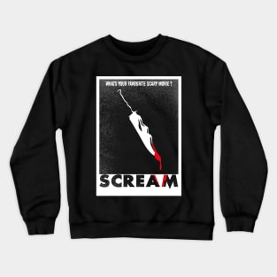 Scream Scary Movie Crewneck Sweatshirt